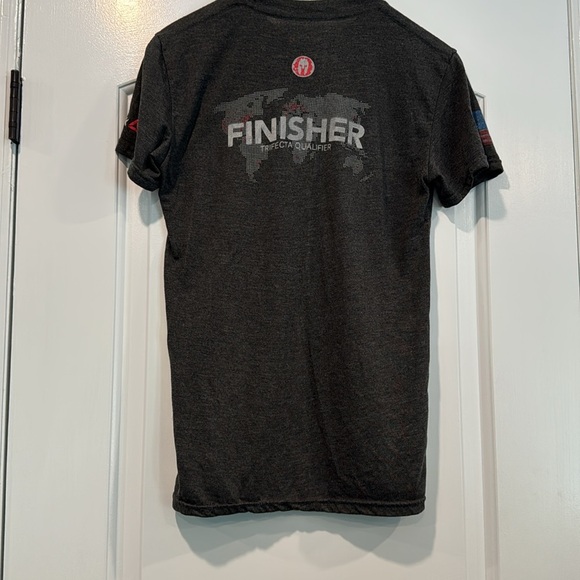 🔵 Reebok Spartan Race Gray Graphic T-Shirt Size Small - Picture 6 of 6
